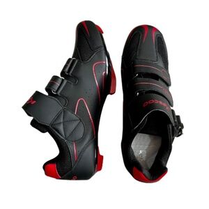 Kescoo Black & Red Cycling Shoes. Size 43